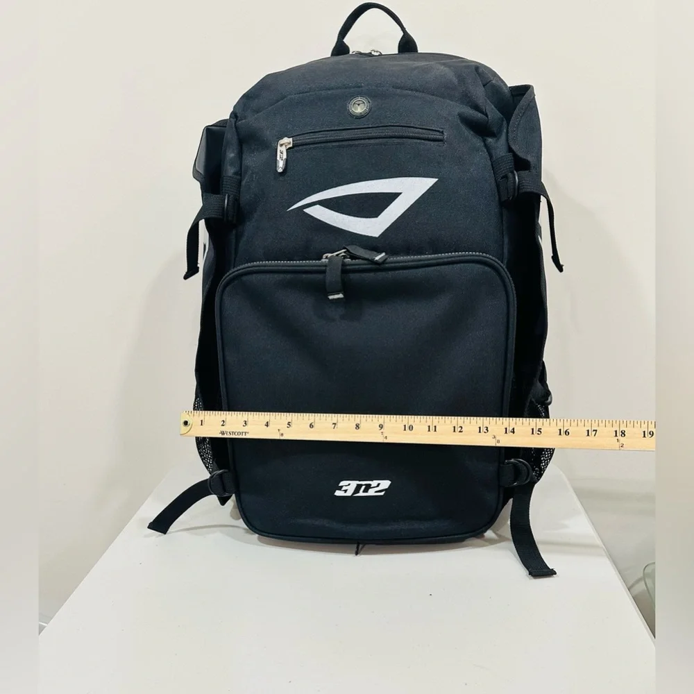 3N2 Baseball & Softball Customizable‎ Back Pak, Black